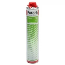 Клей-пена Putech, полиуретановый, универсальный, белый, 1000 мл