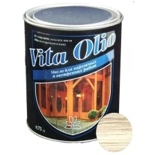 Масло VITA OLIO для наружных работ (фасадное) шелковисто-матовое цвет беленый дуб. 10 л. Промышленная упаковка.