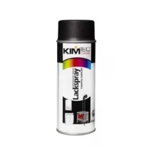 Аэрозольная термостойкая краска KIM TEC, белая, RAL 9003